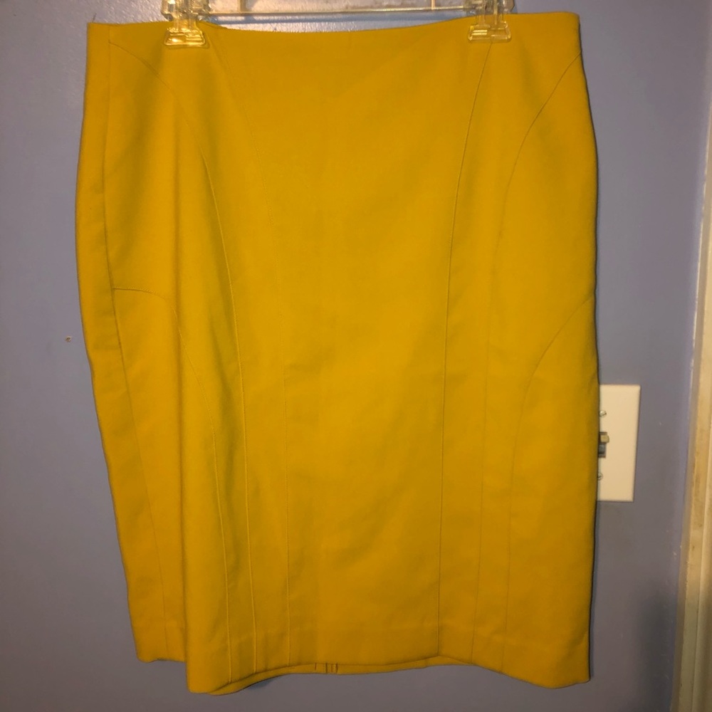 Banana Republic Yellow Skirt